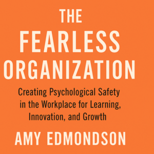The Fearless Organization: Creating Psychological Safety in the Workplace for Learning, Innovation and Growth by Amy Edmondson