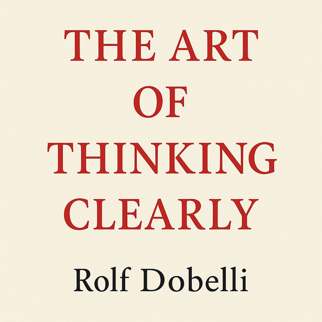The Art of Thinking Clearly by Rolf Dobelli
