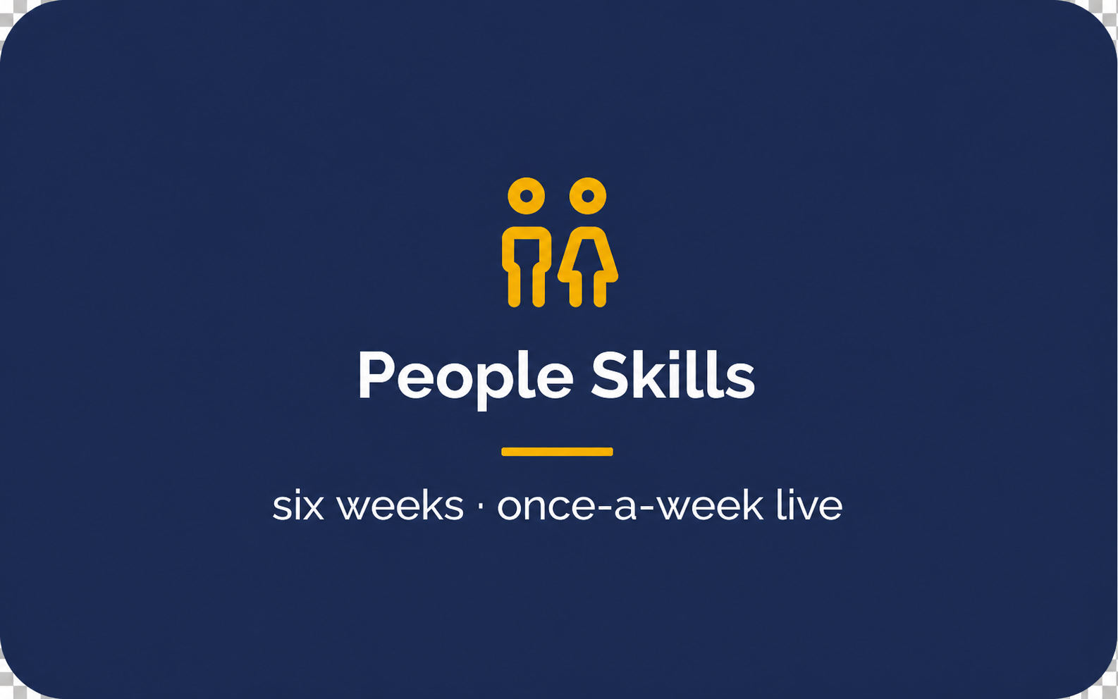 people-skills-six-weeks